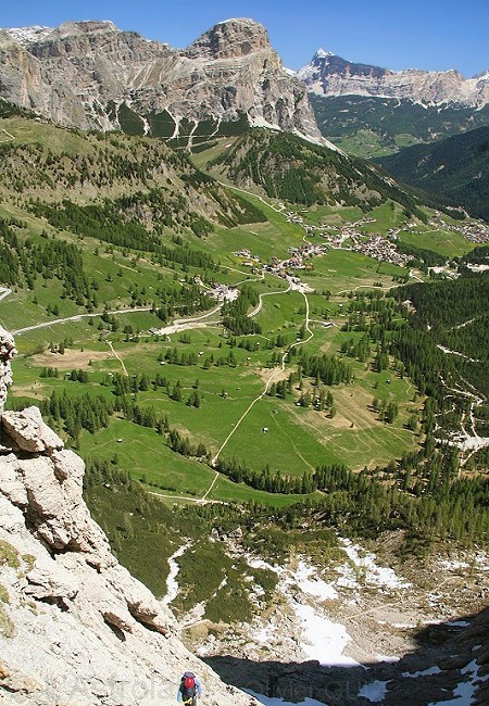 Olivier Guix - Photo Dolomites: Vue de ferrata