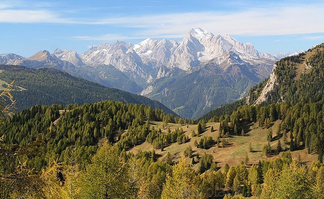 Olivier Guix - Photo Dolomites: Une Marmolada bien automnale
