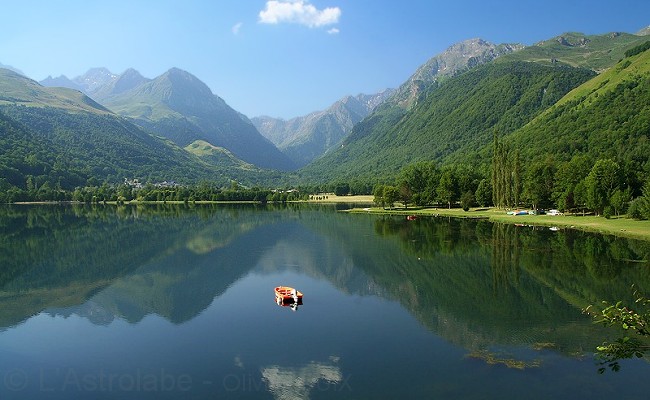 Olivier Guix - Photo Les Pyrnes en Et: Lac de Gnos, reflet