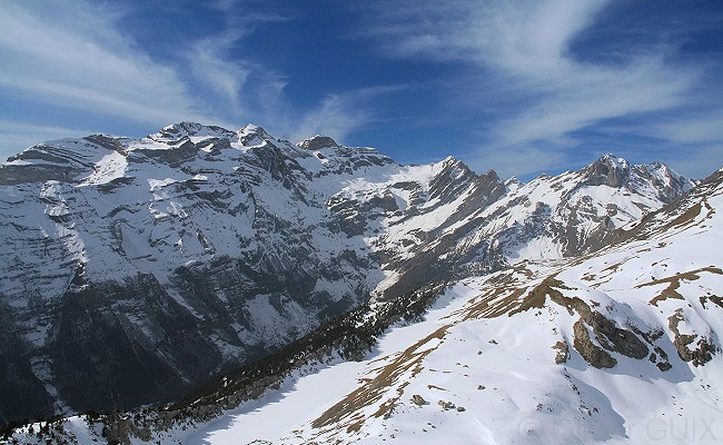 Olivier Guix - Photo Les Pyrnes en Hiver: Mont Perdu, neige