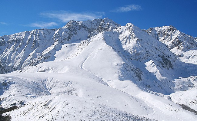 Olivier Guix - Photo Les Pyrnes en Hiver: Arbizon, neige