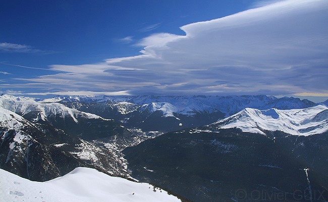 Olivier Guix - Photo Les Pyrnes en Hiver: Nuages, effet orographique