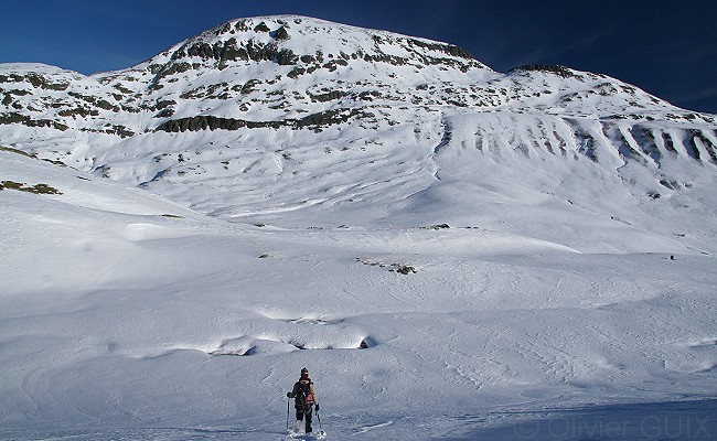 Olivier Guix - Photo Les Pyrnes en Hiver: Serre Haute, neige