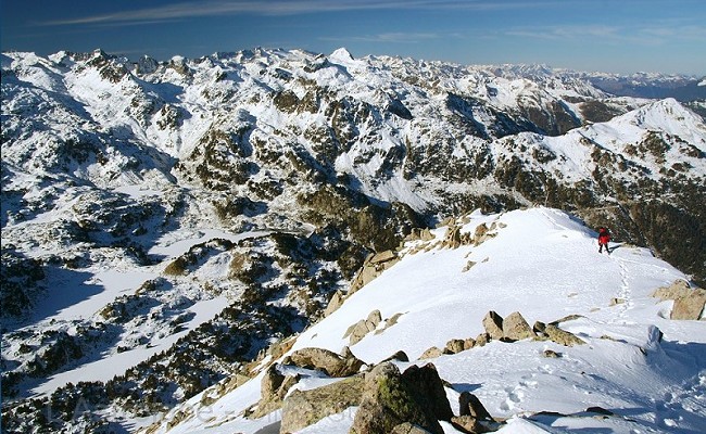 Olivier Guix - Photo Les Pyrnes en Hiver: Encantats, neige